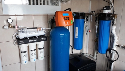 Монтаж канализации в частном доме и фильтров для очистки воды